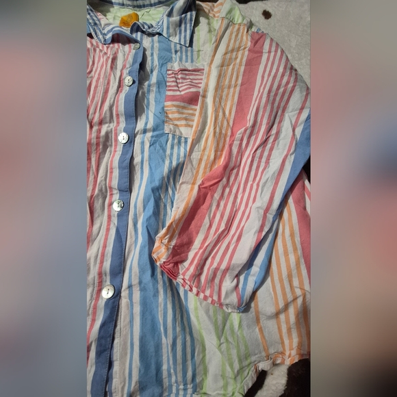 Colorful Button Up By Ruby Rd - Size 1x - Picture 3 of 6